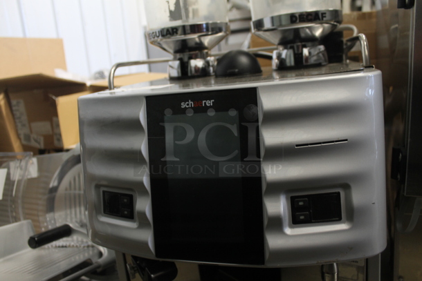 Schaerer SCA1 Stainless Steel Commercial Countertop Automatic Espresso Machine w/ 2 Hoppers. 240 Volts, 1 Phase. - Image 8 of 9