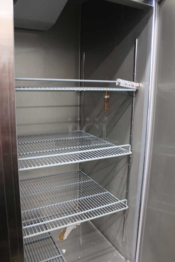 2023 Coldline C-2RX Stainless Steel Commercial 2 Door Reach In Cooler w/ Poly Coated Racks. 115 Volts, 1 Phase. Tested and Working! - Image 5 of 7