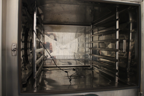 2 2013 Rational Stainless Steel Commercial Combitherm Self Cooking Center Convection Ovens on Commercial Casters. Top Model: SCC WE 62. Bottom Model: SCC WE 102. 480 Volts, 3 Phase. 2 Times Your Bid!
 - Image 4 of 8