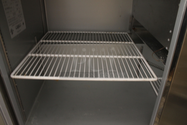 Hobart CU60 Stainless Steel Commercial 2 Door Undercounter Cooler 115 Volts, 1 Phase. Tested and Working! - Image 4 of 7
