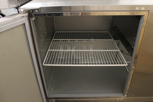 Hobart CU60 Stainless Steel Commercial 2 Door Undercounter Cooler 115 Volts, 1 Phase. Tested and Working! - Image 5 of 7