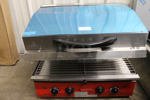 BRAND NEW SCRATCH AND DENT!  2023 Avantco 177SAL23M Stainless Steel Commercial Countertop Electric Powered Salamander. 208/240 Volts, 1 Phase.  - Image 6 of 8