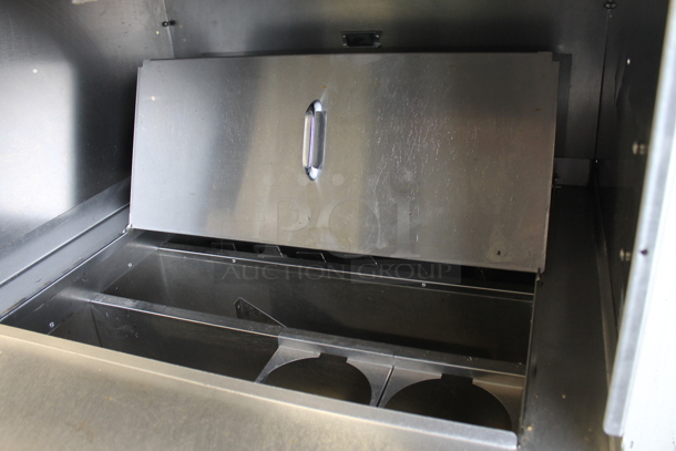 Duke Stainless Steel Commercial Prep Table w/ 2 Drawers. Tested and Powers On But Does Not Get Cold - Image 7 of 9
