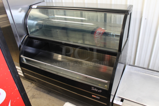 Turbo Air TOM-W-60SB Stainless Steel Commercial Floor Style Refrigerated Merchandiser w/ Top Closed Display Case. 115 Volts, 1 Phase. Cannot Test Due To Cut Power Cord - Image 4 of 9