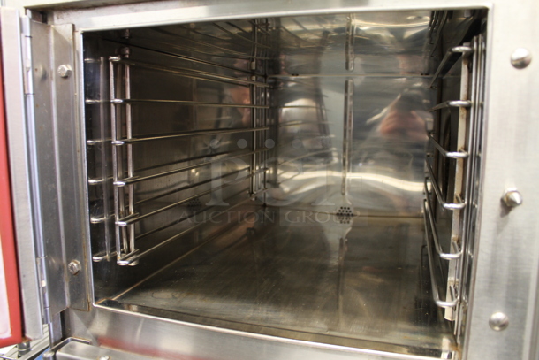 Groen HY-6G HyPer Steam Stainless Steel Commercial Natural Gas Powered 2 Deck Steam Cabinet. 90,000 BTU.  - Image 4 of 6