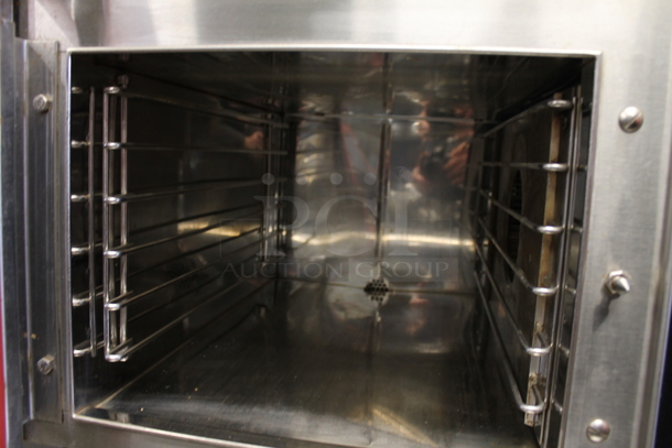 Groen HY-6G HyPer Steam Stainless Steel Commercial Natural Gas Powered 2 Deck Steam Cabinet. 90,000 BTU.  - Image 5 of 6