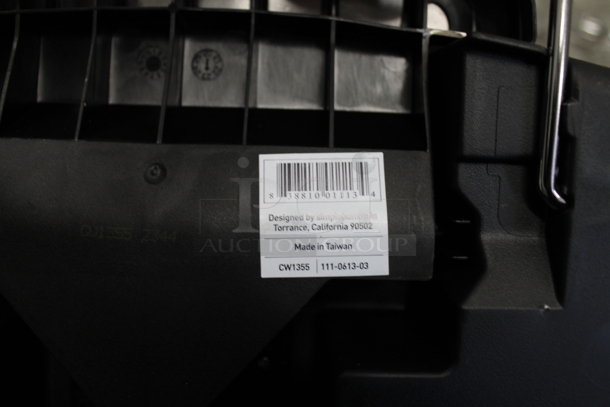 BRAND NEW SCRATCH AND DENT! SimpleHuman Black Poly Trash Can. - Image 6 of 6