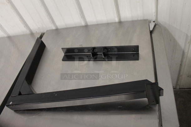 BRAND NEW SCRATCH AND DENT! 3 Lancaster Table & Seating 164CANT Table Base Boot Cantilever Metal Table Bracket - Image 4 of 7