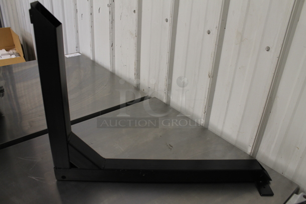 BRAND NEW SCRATCH AND DENT! 3 Lancaster Table & Seating 164CANT Table Base Boot Cantilever Metal Table Bracket - Image 7 of 7