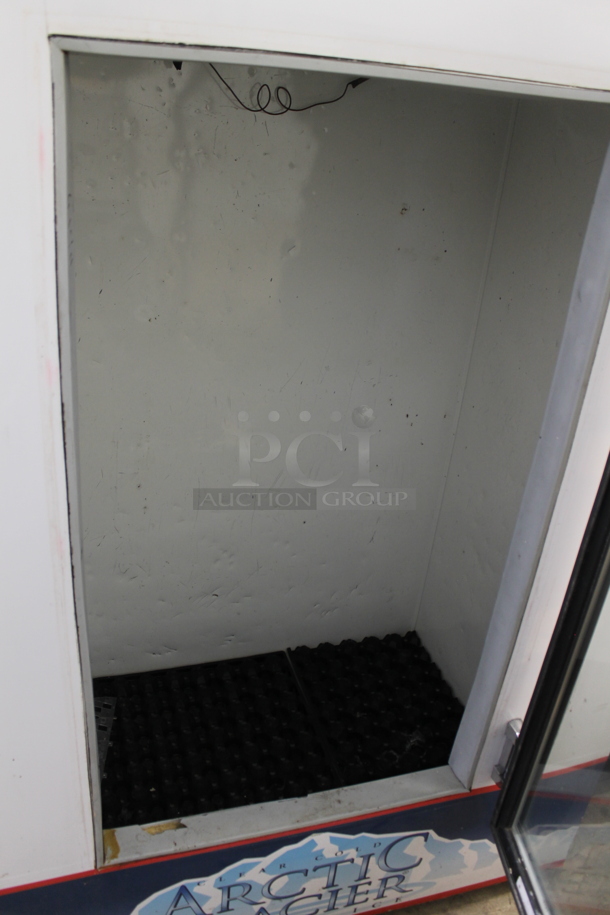 Metal Commercial Bagged Ice Freezer Merchandiser. Tested and Powers On But Does Not Get Cold - Image 4 of 11