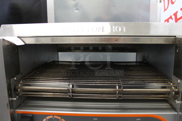 AvaToast TT-450-208 184T3600B Stainless Steel Commercial Countertop Electric Powered Conveyor Toaster Oven. 208 Volts, 1 Phase.  - Image 3 of 6