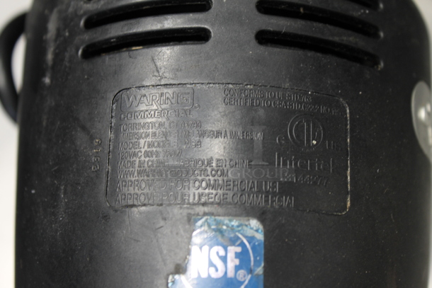Waring WSB Stainless Steel Commercial Immersion Blender. 120 Volts, 1 Phase. Tested and Working! - Image 7 of 7