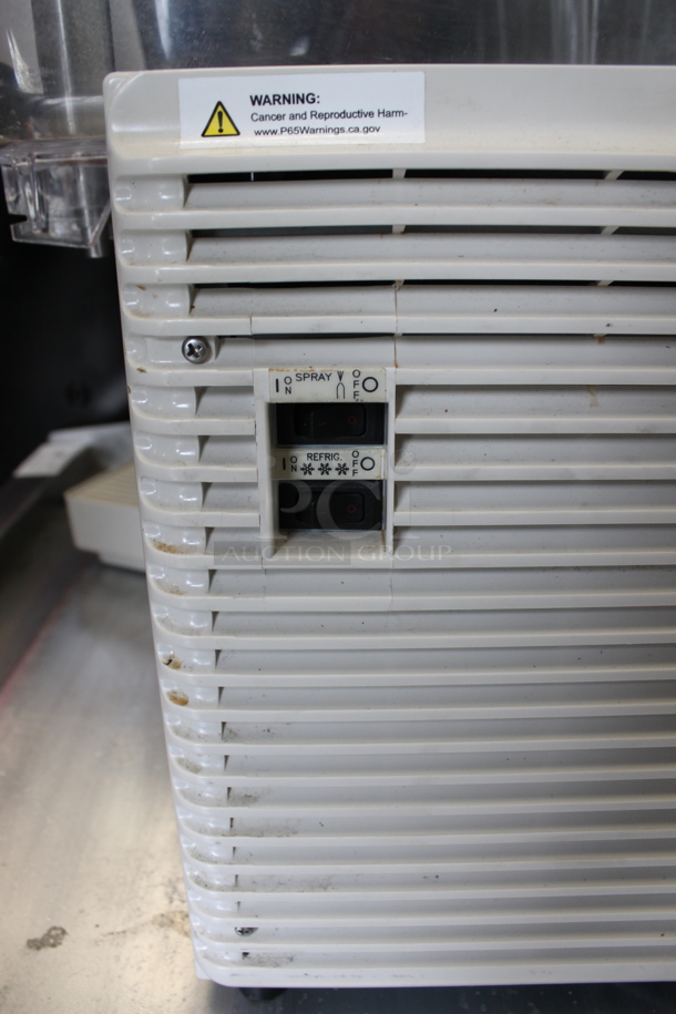 Crathco D25-4 Stainless Steel Commercial Countertop 2 Hopper Refrigerated Beverage Machine. 115 Volts, 1 Phase. Tested and Powers On But Does Not Get Cold - Image 4 of 5