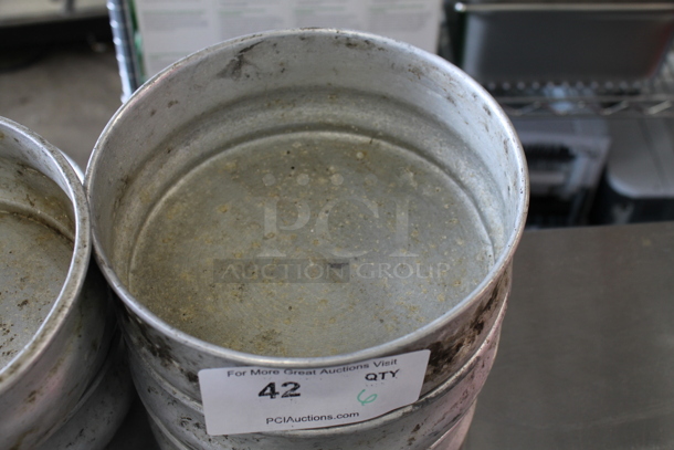 6 Metal Round Baking Pans. 6 Times Your Bid! - Image 2 of 4