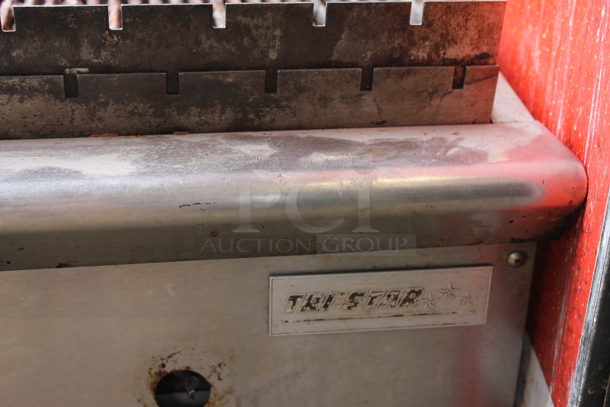 Tri-Star Stainless Steel Commercial Countertop Natural Gas Powered Charbroiler Grill.  - Image 2 of 6