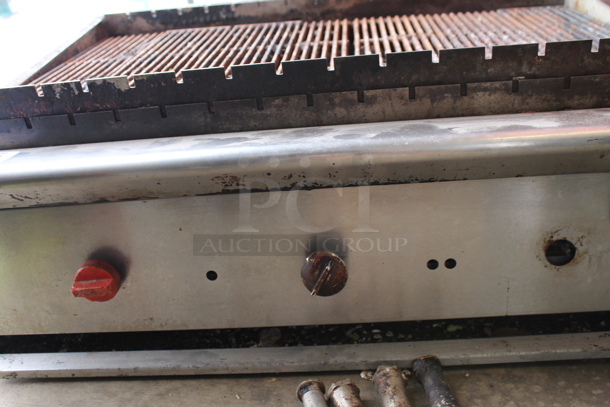 Tri-Star Stainless Steel Commercial Countertop Natural Gas Powered Charbroiler Grill.  - Image 3 of 6