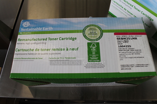 3 BRAND NEW IN BOX! Sustainable Earth Ink Cartridges; Cyan, Magenta and Yellow. 3 Times Your Bid!  - Image 3 of 4