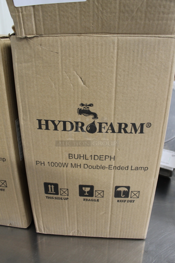 Boxes of 12 BRAND NEW IN BOX! Hydrofarm BUHL1DEPH Dough Ended Lamp. Missing 1. 2 Times Your Bid! - Image 2 of 4