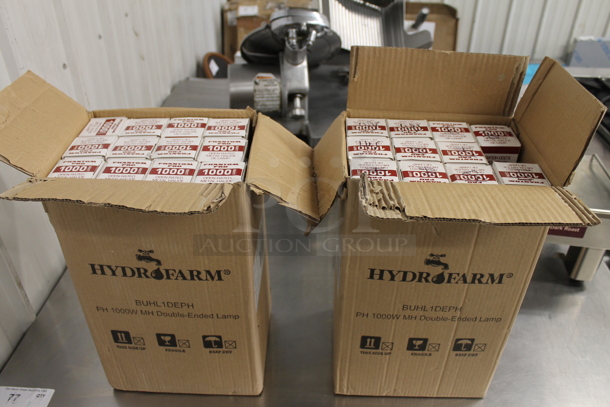 Boxes of 12 BRAND NEW IN BOX! Hydrofarm BUHL1DEPH Dough Ended Lamp. Missing 1. 2 Times Your Bid! - Image 3 of 4