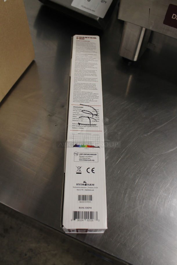 Boxes of 12 BRAND NEW IN BOX! Hydrofarm BUHL1DEPH Dough Ended Lamp. Missing 1. 2 Times Your Bid! - Image 4 of 4