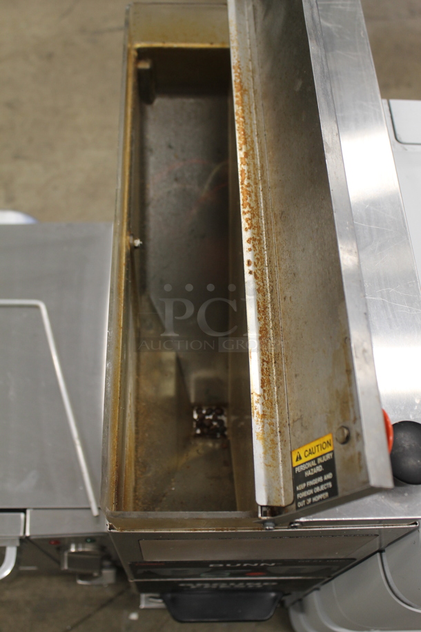 Bunn G9-2T DBC Stainless Steel Commercial Coffee Bean Grinder. 120 Volts, 1 Phase. Tested and Working!  - Image 5 of 6