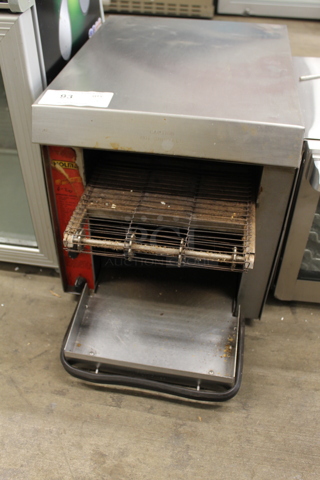 Holman BF700 Stainless Steel Commercial Countertop Electric Powered Conveyor Toaster Oven. Cannot Test Due To Plug Style