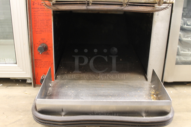 Holman BF700 Stainless Steel Commercial Countertop Electric Powered Conveyor Toaster Oven. Cannot Test Due To Plug Style - Image 3 of 5