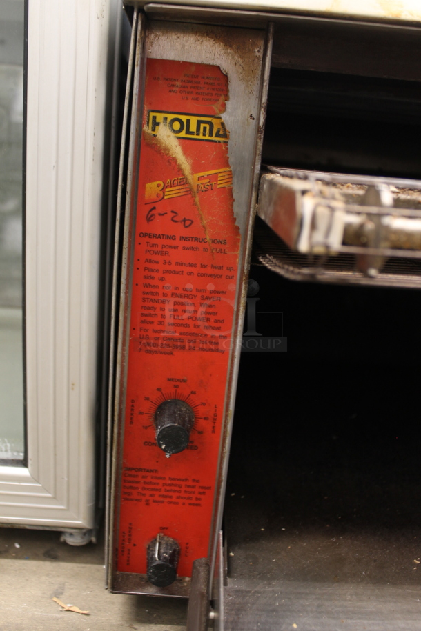 Holman BF700 Stainless Steel Commercial Countertop Electric Powered Conveyor Toaster Oven. Cannot Test Due To Plug Style - Image 4 of 5