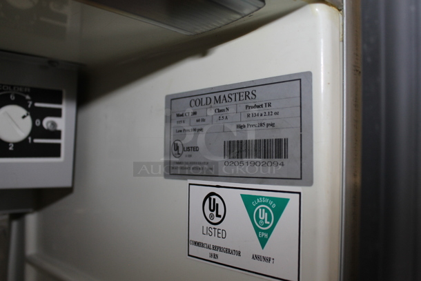 Cold Masters CT 200 Metal Mini Cooler Merchandiser. 115 Volts, 1 Phase. Tested and Working! - Image 5 of 5