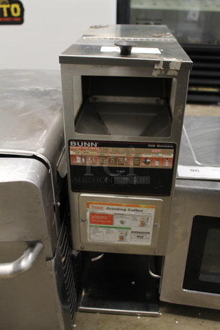 Bunn G9-T HD TALL Stainless Steel Commercial Coffee Bean Grinder. 120 Volts, 1 Phase. Tested and Working!