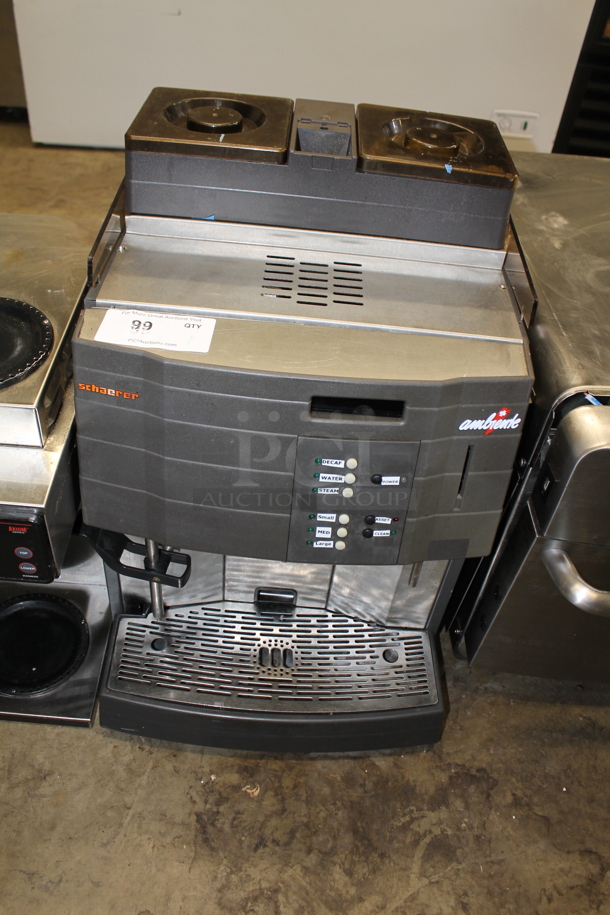 Schaerer Ambiente Metal Commercial Countertop Automatic Espresso Machine w/ Steam Wand. 210 Volts. - Image 2 of 8
