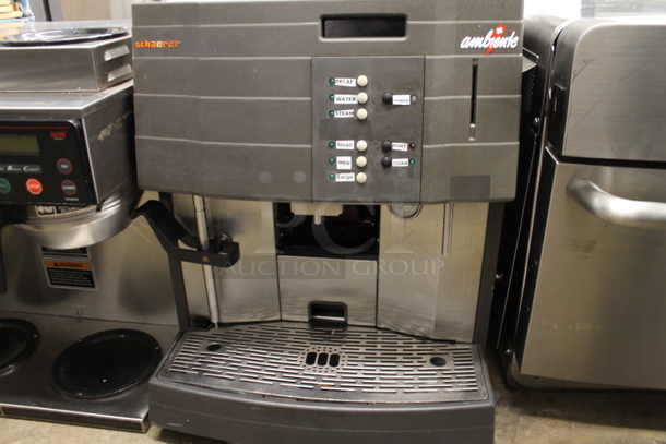 Schaerer Ambiente Metal Commercial Countertop Automatic Espresso Machine w/ Steam Wand. 210 Volts. - Image 3 of 8