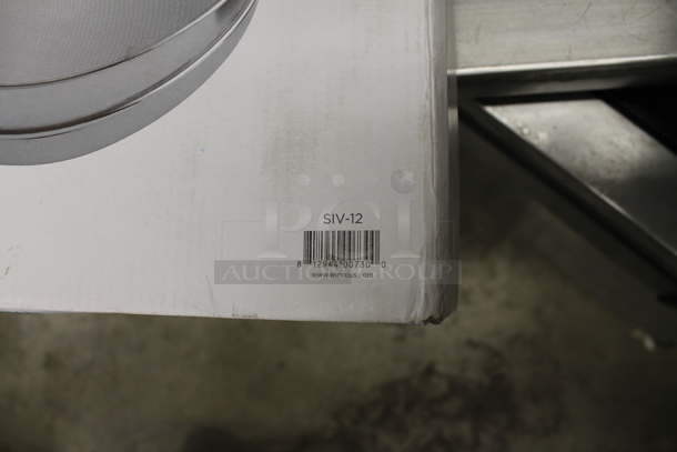 3 BRAND NEW IN BOX! Winco Stainless Steel Sieves; 12", 14", 16". 3 Times Your Bid! - Image 5 of 11