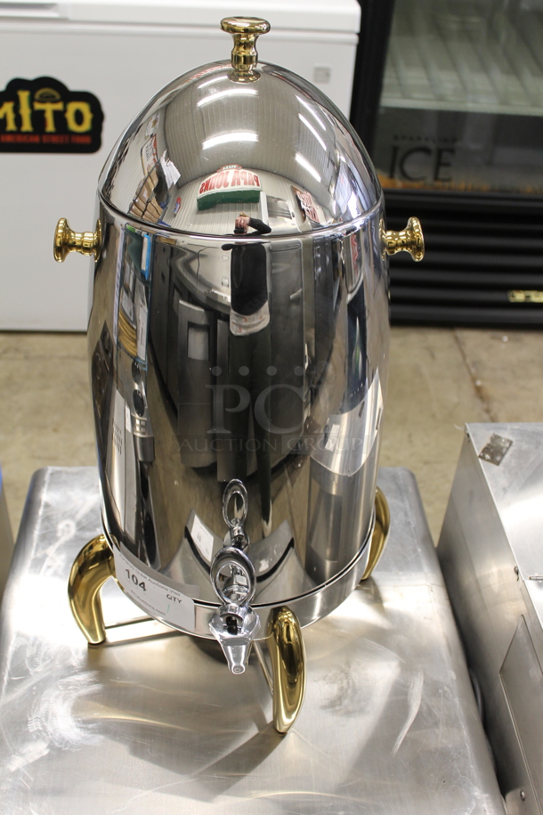 BRAND NEW SCRATCH AND DENT! Stainless Steel Commercial Countertop Beverage Holder Dispenser. - Image 1 of 6