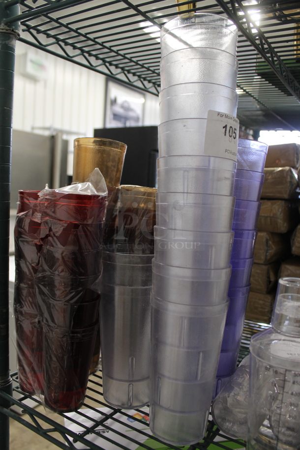 ALL ONE MONEY! Lot of Various Items Including Poly Beverage Tumblers and Stainless Steel Pitcher - Image 2 of 5