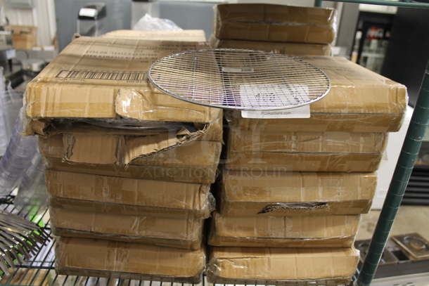 21 Boxes of 10 BRAND NEW! Winco STR-10-BO Stainless Steel Steamer Rack, No Feet. 21 Times Your Bid! - Image 1 of 5