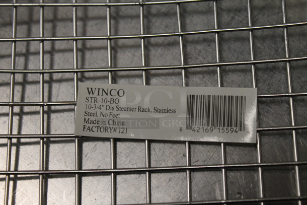 21 Boxes of 10 BRAND NEW! Winco STR-10-BO Stainless Steel Steamer Rack, No Feet. 21 Times Your Bid! - Image 5 of 5