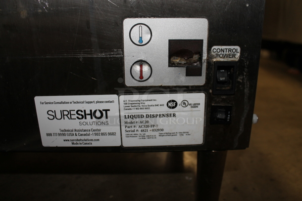 Sure Shot AC20 Stainless Steel Commercial Cream Dispenser. 120 Volts, 1 Phase. Tested and Working! - Image 6 of 6