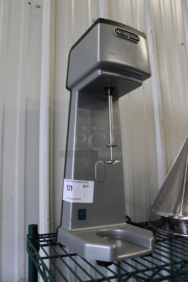 Waring WDM120SW Metal Commercial Countertop Single Head Drink Mixer. 120 Volts, 1 Phase. Tested and Working! - Image 1 of 3