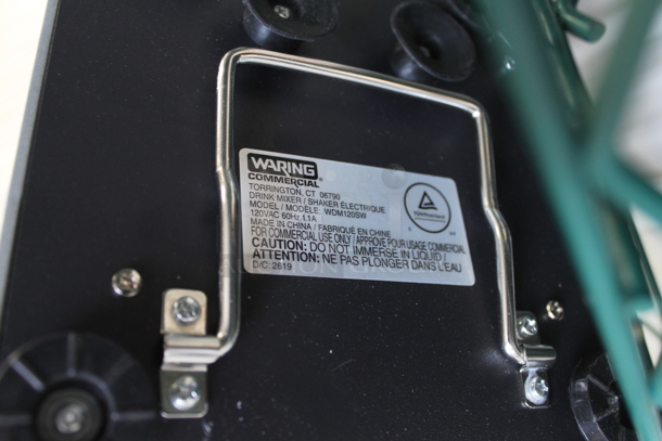 Waring WDM120SW Metal Commercial Countertop Single Head Drink Mixer. 120 Volts, 1 Phase. Tested and Working! - Image 3 of 3