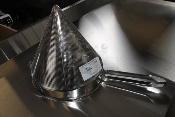 BRAND NEW! Winco CCS-12C Stainless Steel 12" Coarse Mesh Strainer China Cap Strainer.  - Image 2 of 5