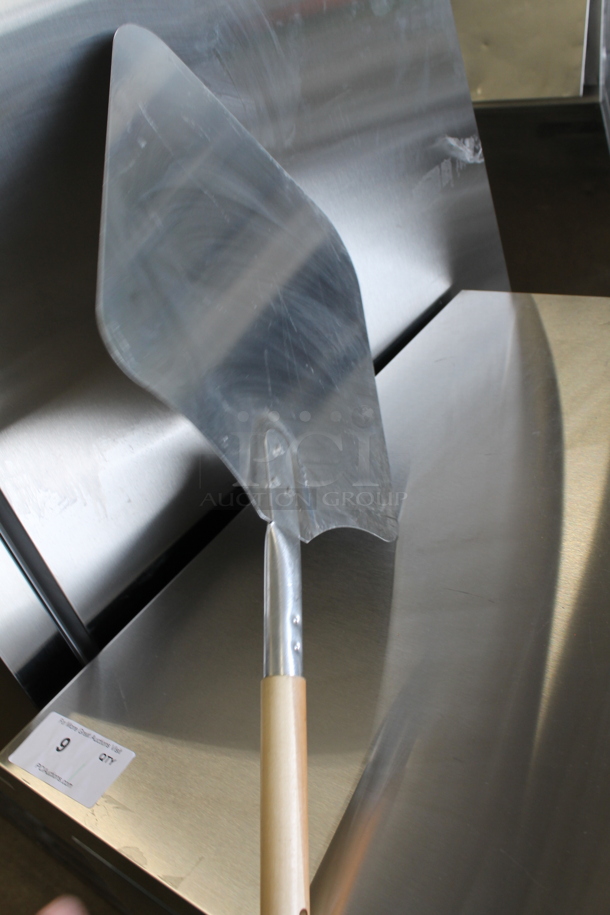 2 BRAND NEW! Stainless Steel Pizza Peels. 2 Times Your Bid! - Image 2 of 3
