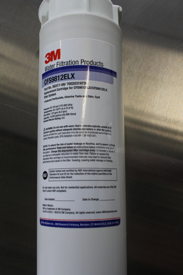 4 BRNAD NEW! 3M Water Filtration Cartridges. 4 Times Your Bid! - Image 3 of 3
