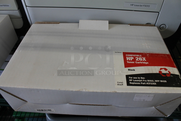 HP LaserJet P3015 Metal Countertop Printer w/ Ream of Paper. - Image 6 of 6