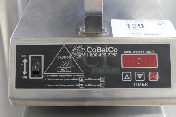 Stainless Steel Commercial Countertop Waffle Cone Press. 120 Volts, 1 Phase. Tested and Working! - Image 3 of 6