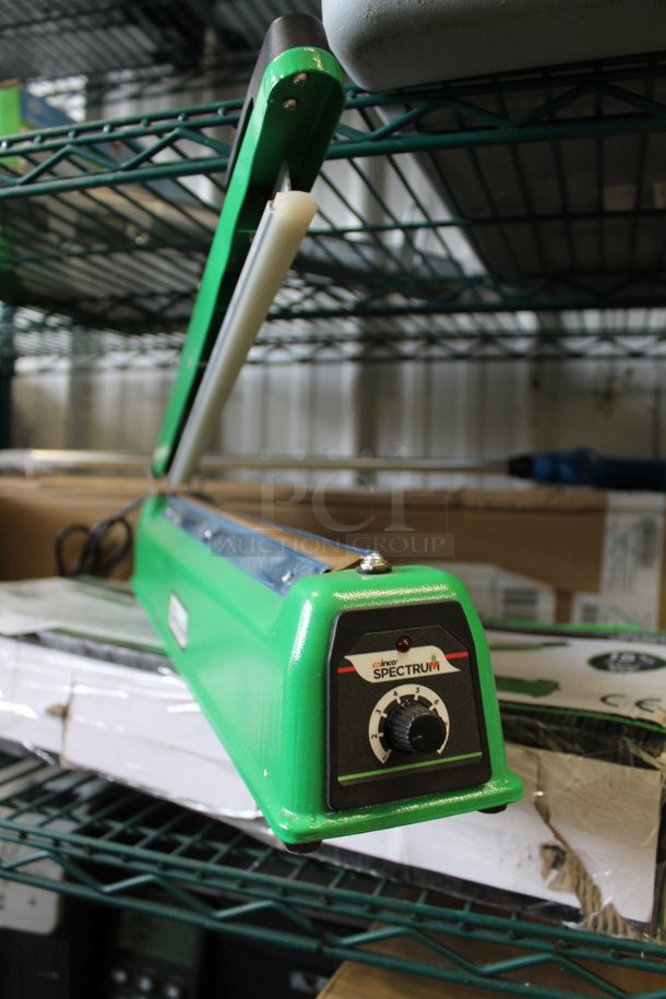 2 BRAND NEW! Winco Spectrum EBS-400M-1  Metal Countertop Impulse Sealers. 220 Volts, 1 Phase. 2 Times Your Bid!  - Image 4 of 6
