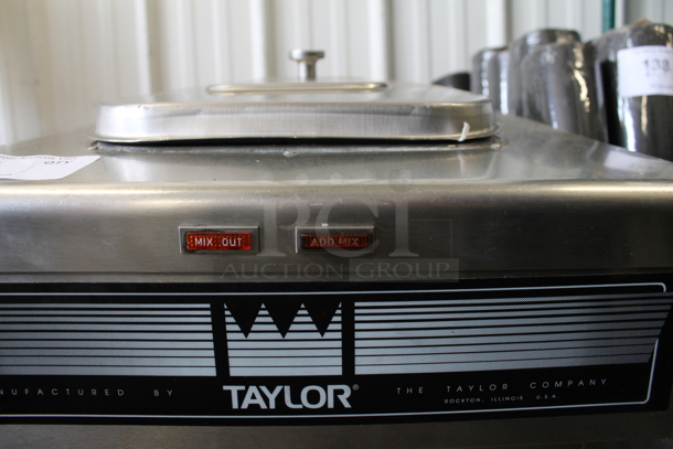 Taylor 390-27 Stainless Steel Commercial Countertop Air Cooled Single Flavor Frozen Beverage Slushie Machine. 208-230 Volts, 1 Phase.   - Image 3 of 5