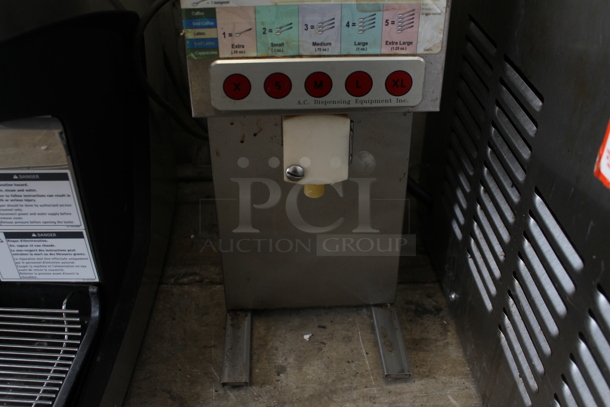 Sure Shot Stainless Steel Commercial Countertop Sugar Dispenser.  - Image 2 of 5