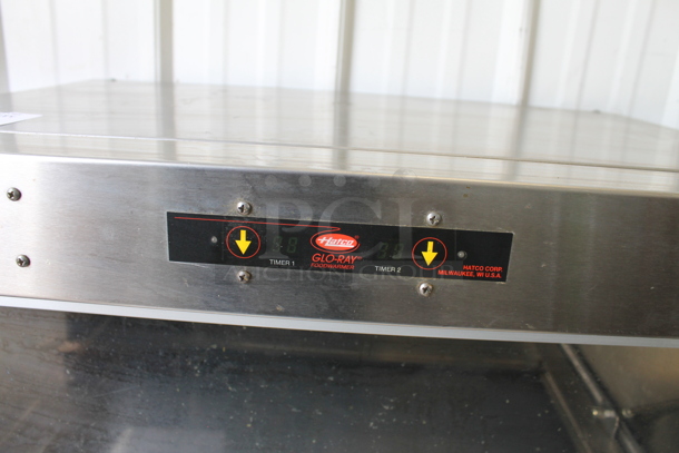 Hatco GRMW-3 Stainless Steel Commercial Countertop Warming Display Case. 120 Volts, 1 Phase. Tested and Working! - Image 2 of 4