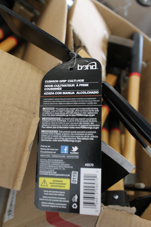 2 Boxes of 12 BRAND NEW! Bond Cushion Grip Culti-Hoe. 2 Times Your Bid! - Image 5 of 6